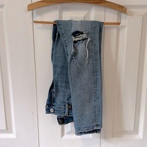 Citizens of humanity jeans size 25. Substantial rips in both knees